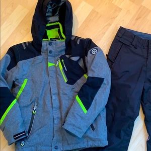 Boys ski jacket and pants
